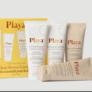 Playa the mini malists Clean Shower Essentials